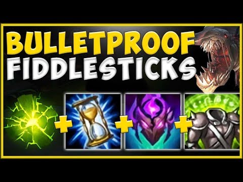 STOP PLAYING FIDDLESTICKS WRONG! TANK BULLETPROOF FIDDLES IS 100% OP! - League of Legends Gameplay