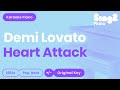 Heart Attack (Piano Backing Track) Demi Lovato ...