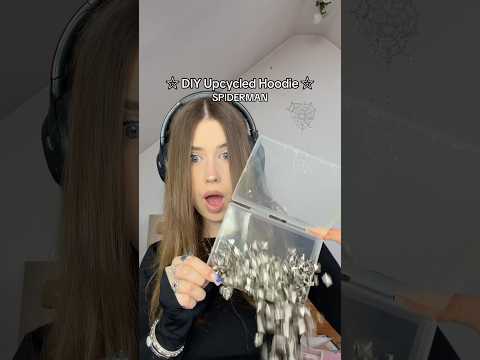 DIY Easy NO Sew UPCYCLED Spiderman HOODIE