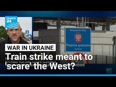 Was Russian train strike meant to 'scare' the West?