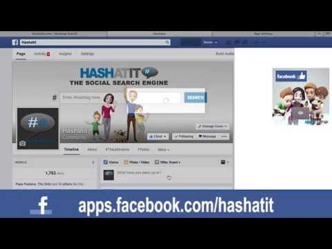 The HashAtIt Facebook App Tutorial - Get The #Hashtag Tab For Your Facebook Page Today!