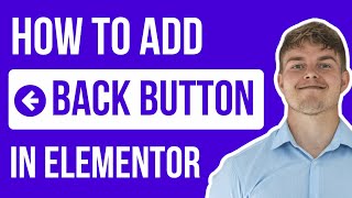 How To Add Back Button In Elementor | Previous Page Button