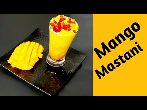 Mango Mastani, Puna style mango Mastani, Mango Mastani Ruhina's imperial kitchen