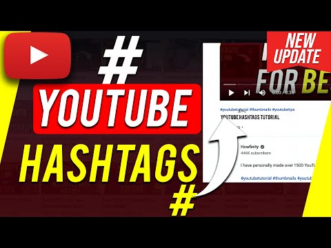 How to Add Hashtags on YouTube