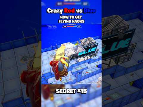 Unlock flying Hacks in Crazy Red vs Blue in Fortnite! [RVB Secret Fly]