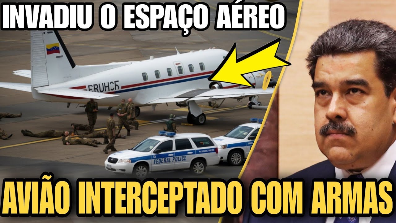 5 OFICIAIS  DE MADURO SÃO PRESOS E AERONAVE COM ARMAS DA VENEZUELA É INTERCEPTADA