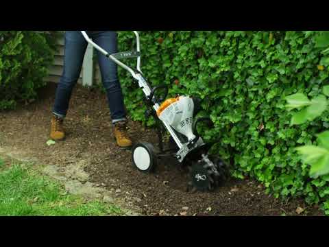 Wellers Hire - Stihl MM 56 with Rotavator Attachment - Product Demo