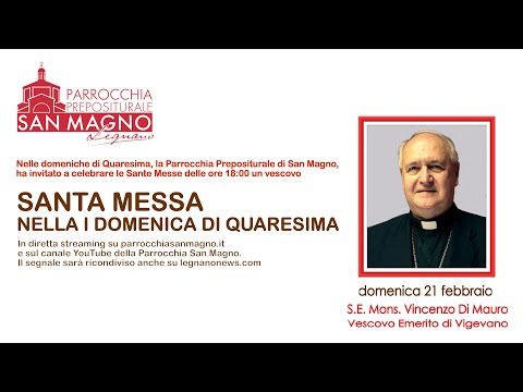 In diretta streaming dalla Basilica di Legnano la messa festiva domenicale delle 18