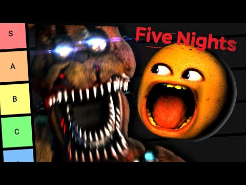 Annoying Orange - FNAF Jumpscare Tier List #Shocktober