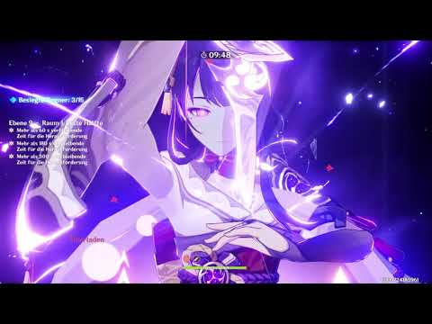 Genshin F2P Baal Damage 17.09.2021 (Bad supports+artefacts)