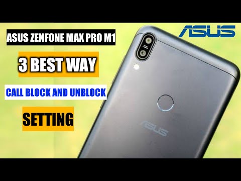 Asus max Pro M1 call block and unblock setting | Max Pro M1 number block kaisa kara