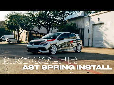 MK8 Golf R AST Lowering Springs Install