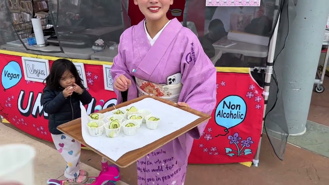 Kimono Mom umami Sauce sampling at Whole Foods