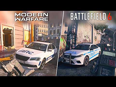 Battlefield 6 vs Modern Warfare 2019 - Graphic, Physics, Gameplay & Details Comparison