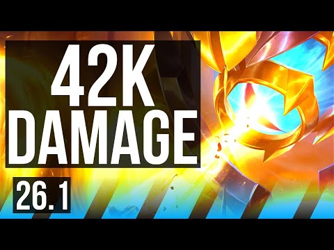VEL'KOZ vs LUX (MID) | Good KDA: 16/1/5, 42K damage | NA Master | 26.1