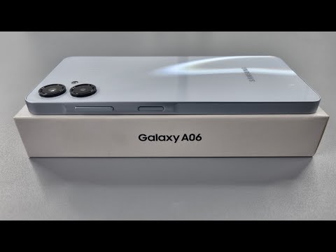 Pure ASMR Unboxing - Samsung Galaxy A06(Blue) 4/64