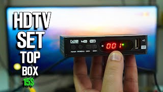 WATCH FREE HDTV - HDTV Set Top Box - DVB T2 Terrestrial Receiver Unboxing,Review and Test