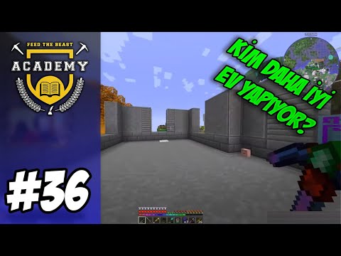 BÜYÜK EV YAPIMINA BAŞLADIK| Modlu Minecraft FTB Academy - BÖLÜM 36