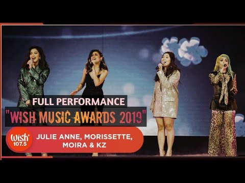 Julie Anne x Moira  x Morissette x KZ Powerful Performance During Wish Music Awards