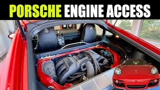 How to Access the Engine | Porsche Cayman 987