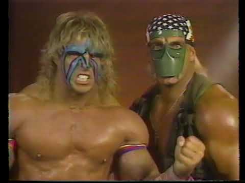 Ultimate Warrior & Hulk Hogan Promo [1991-07-13]