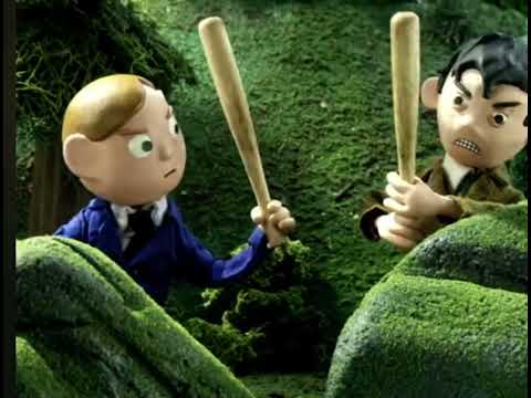 Orel and Joe beat up gay kids (Moral Orel clip)