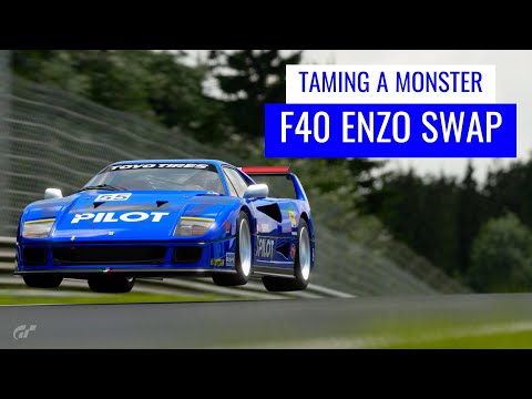 Taming A Monster - Ferrari F40 Enzo V12 Swap - Gran Turismo 7