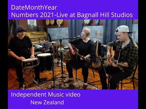 New Zealand independent music video: Numbers 2021 by DateMonthYear. Live and acoustic.