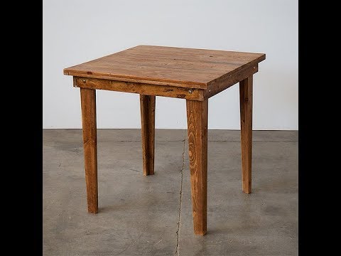 Tutorial Costruire un tavolo con bancali in legno