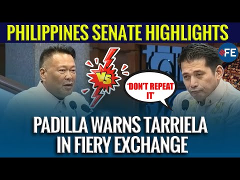 China Embassy Controversy: Padilla Fires at Tarriela Over China Issue | Philippines Senate Showdown