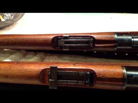 Mauser Comparison - 1895 Chilean to 1896 Swedish
