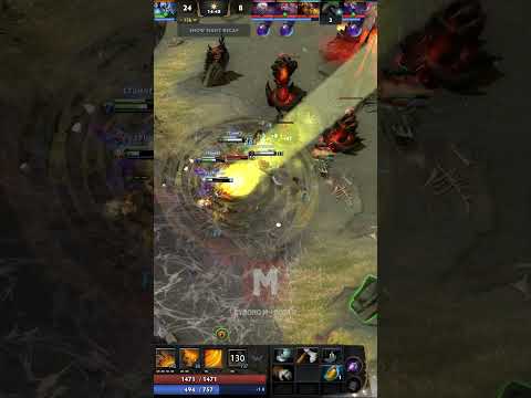 Earthshaker Rampage 4 lvl up #dota2 #dota2highlights #rampage