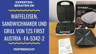 ᐅ Test-Video - 3-in-1-Sandwichmakers „Multi Talent“ - Grill und Waffeleisen von TZS First Austria ☑