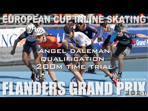 Angel Daleman Qualification 200m Dual Time Trial EC Flanders Grand Prix 2021