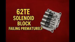 Why 62TE Transmission Solenoid Blocks Fail Quickly