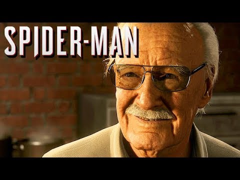 Spiderman Gameplay German PS4 PRO - Pizza essen bei Stan Lee