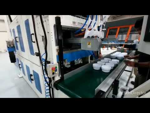 Thermoforming Machine | Dairy cups | HIPS cups | PP containers | PP glass | Servo TFM | Plastic Cups