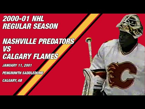Nashville Predators at Calgary Flames: January 11, 2001