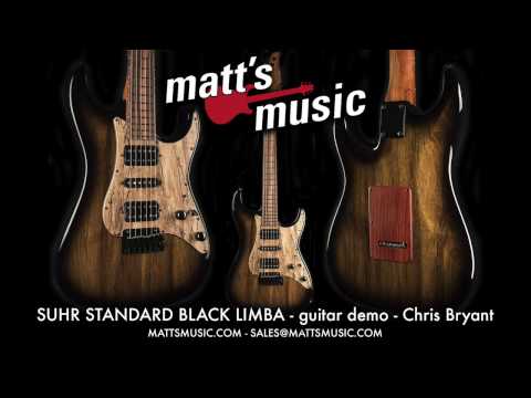 Matt's Music - Suhr Standard Black Limba Guitar - Chris Bryant