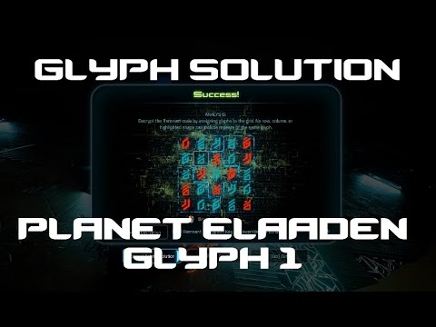 Mass Effect Andromeda: Planet ELAADEN (Krogan) Remnant Puzzle - Remnant Ship Glyph