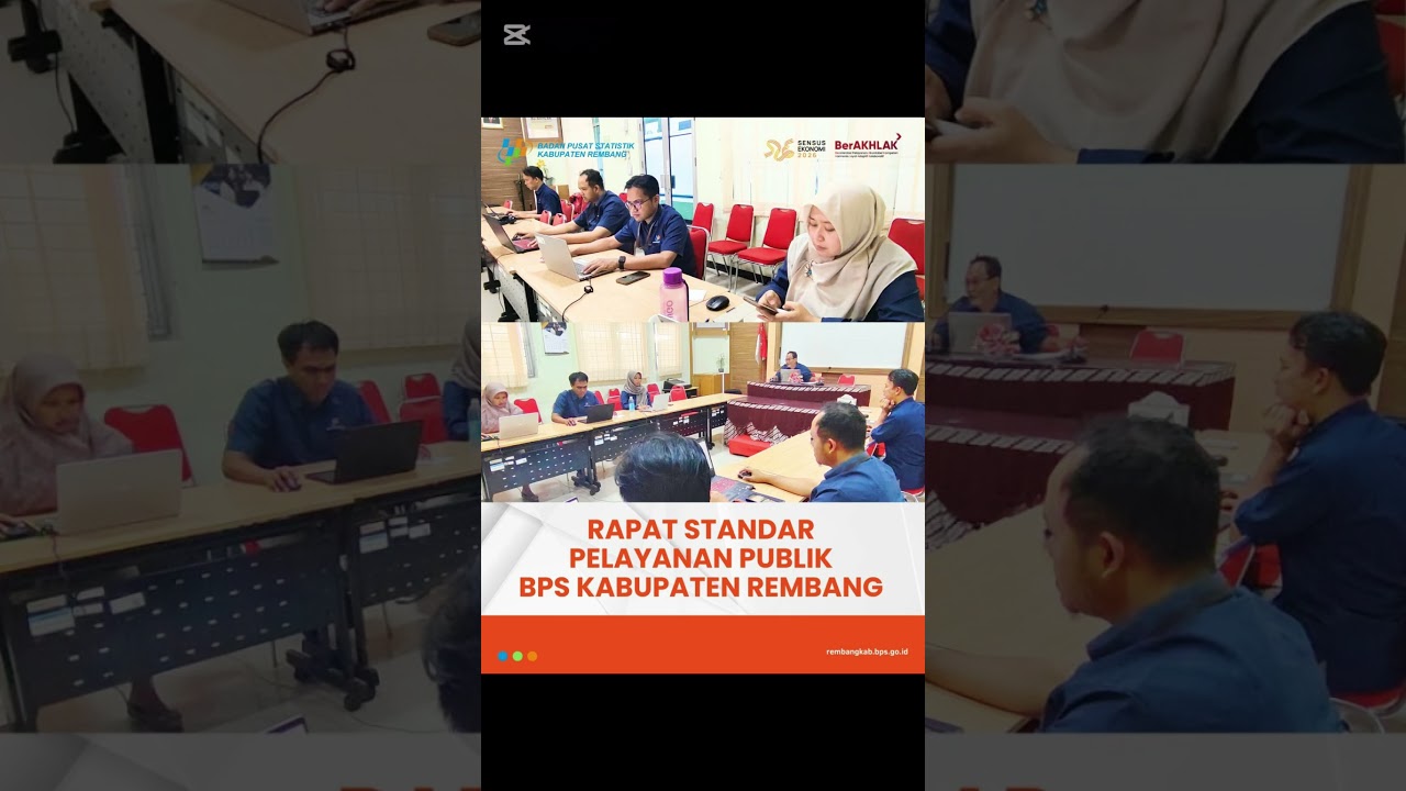 Rapat Standar Pelayanan Publik BPS Kabupaten Rembang #bpskabrembang #cintadata #spp