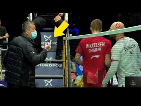 Shocking incidents during badminton |what happens if a player distract the opponent in badminton #yt
