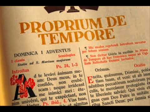 Dominica I Adventus: Introito Ad te levavi.