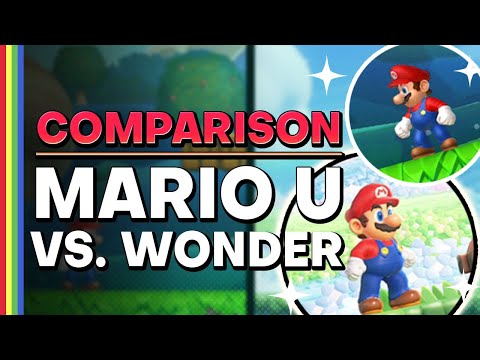 Super Mario Wonder vs. New Super Mario Bros. U