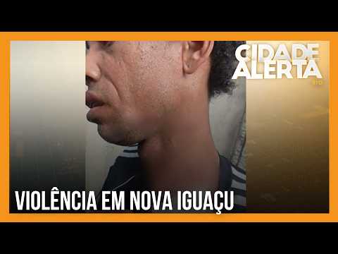 HOMEM ESFAQUEIA AMIGO E AGRIDE EX-MULHER EM NOVA IGUAÇU