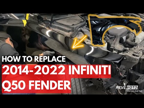 How to remove and install your 2014-2023 Infiniti Q50 Fender