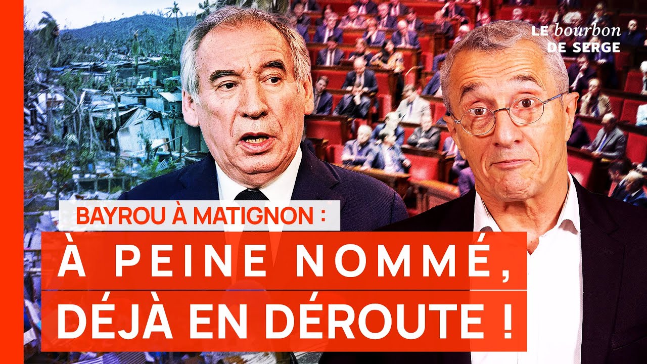 Bayrou à Matignon : À PEINE NOMMÉ, DÉJÀ EN DÉROUTE !