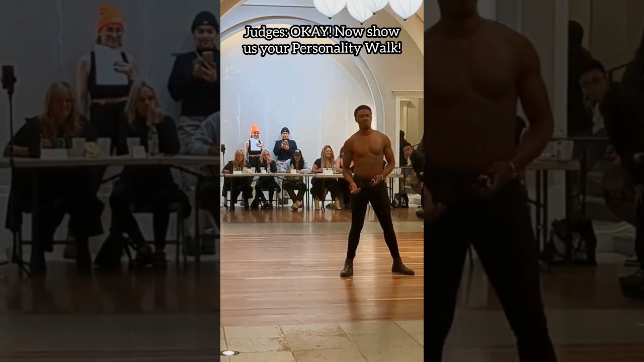 THIS is how you stand out during a casting call...👀🥵 - #runway #model #castingcall