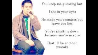 David Archuleta - Waiting For Yesterday w/lyrics on screen