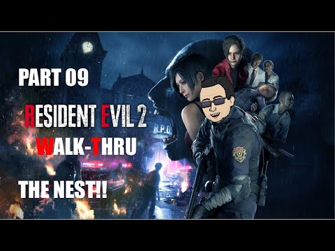 Resident Evil 2 REMAKE-Walkthrough Part 09-Umbrella Labs aka The Nest!!